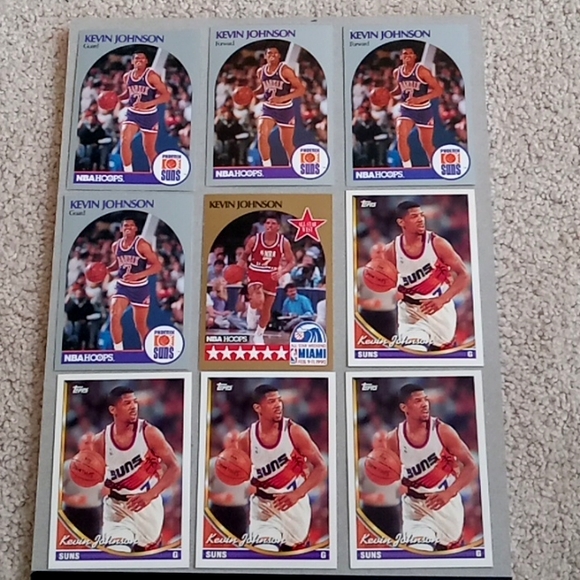 Lot of 40 Kevin Johnson Phoenix Suns basketball cards - Picture 7 of 16